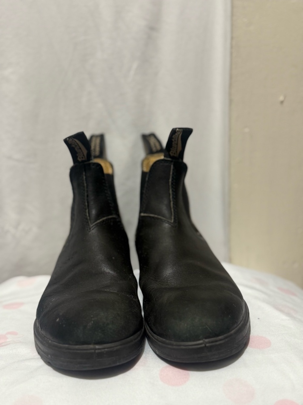 Blundstone Black Leather Chelsea Ankle Boots